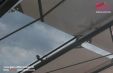 Glasueberdachung Terrasse mit Sonnenschutz