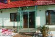 Glas Vordach mit Wetterschutz