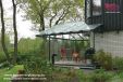 Design Glasdach Gartenterrasse