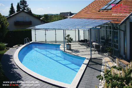 Schwimmbad-Glasdach Schwimmbadverglasungen